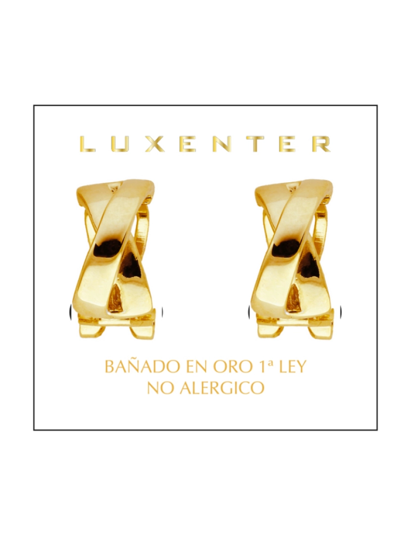 imagem de Brincos Luxenter Queen com acabamento em ouro amarelo de 18 quilates3