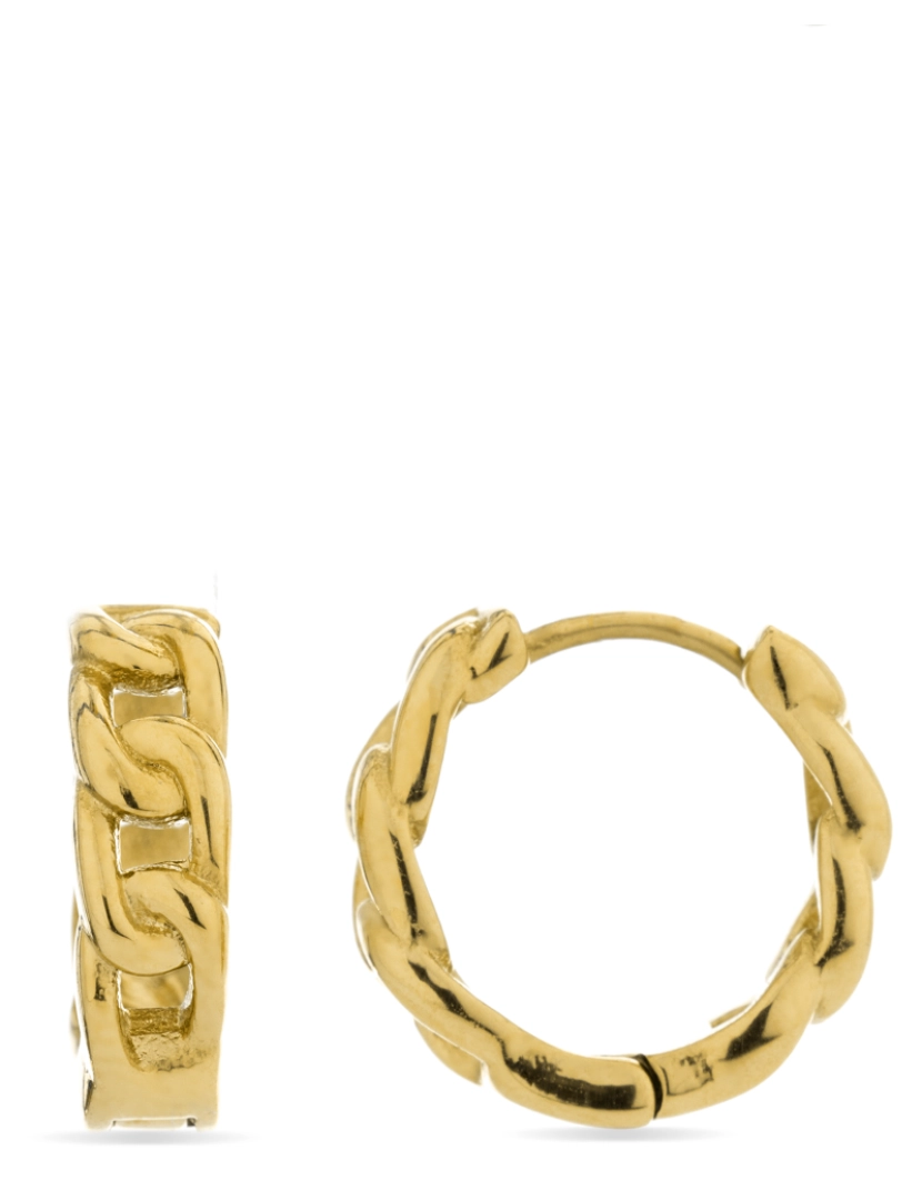 Luxenter - Brincos Luxenter Ridais com acabamento em ouro amarelo 18k