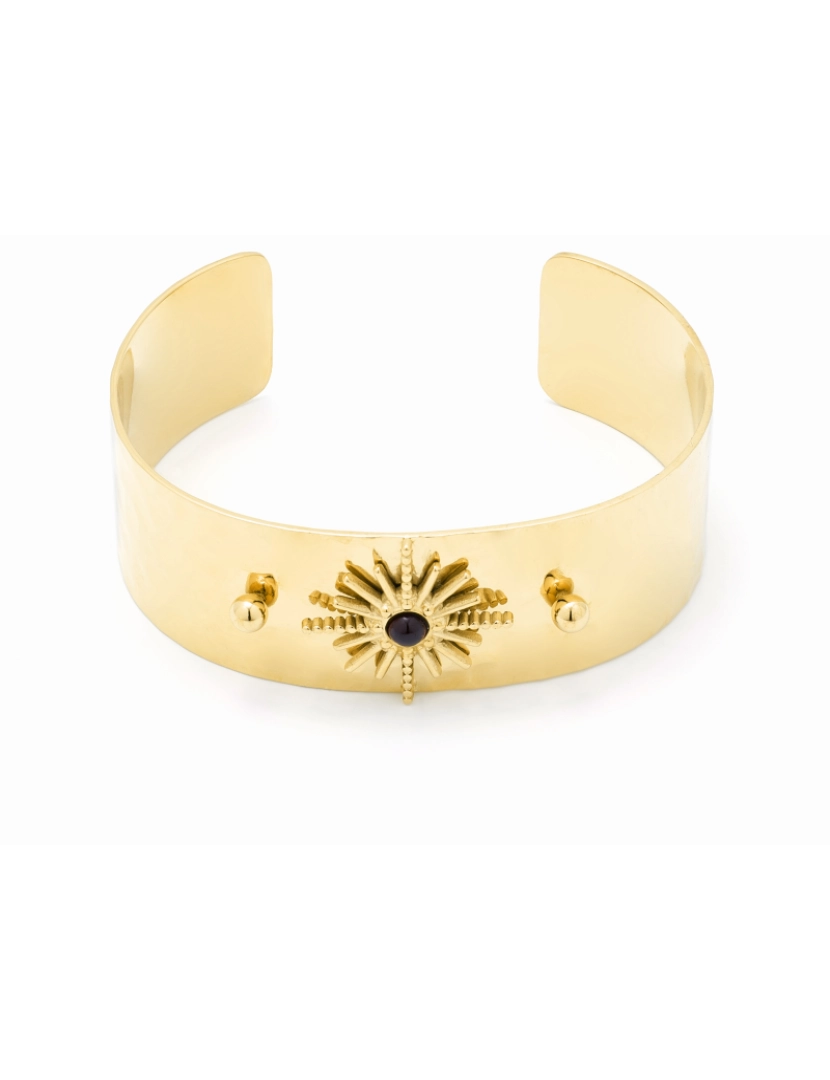 imagem de Pulseira Luxenter Onyx com acabamento em ouro amarelo 18K - Nepai1