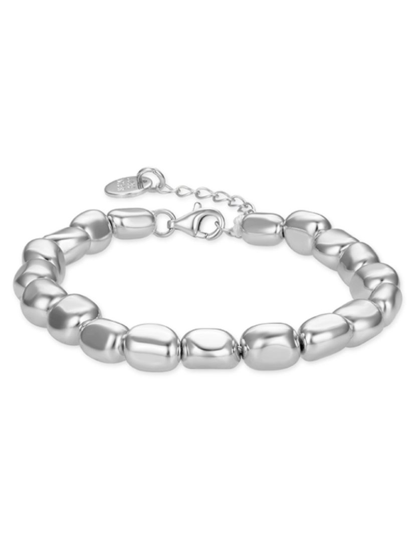 Luxenter - Pulseira Luxenter em prata de lei 925 com hematite banhada a ródio - Caspil