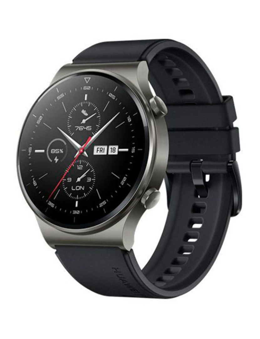 HUAWEI  - Huawei Watch GT 2 Pro 46mm Mostrador: Black  Pulseira: Rubber Black  Grau A+