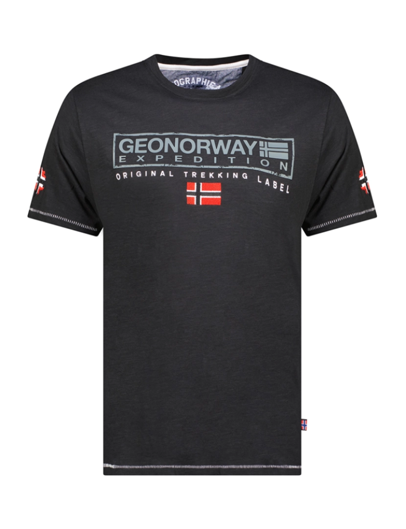 Geo Norway - T-Shirt de Homem Preto