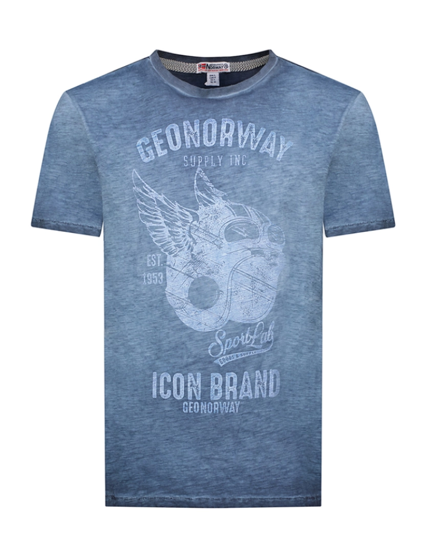 Geo Norway - T-Shirt de Homem  azul