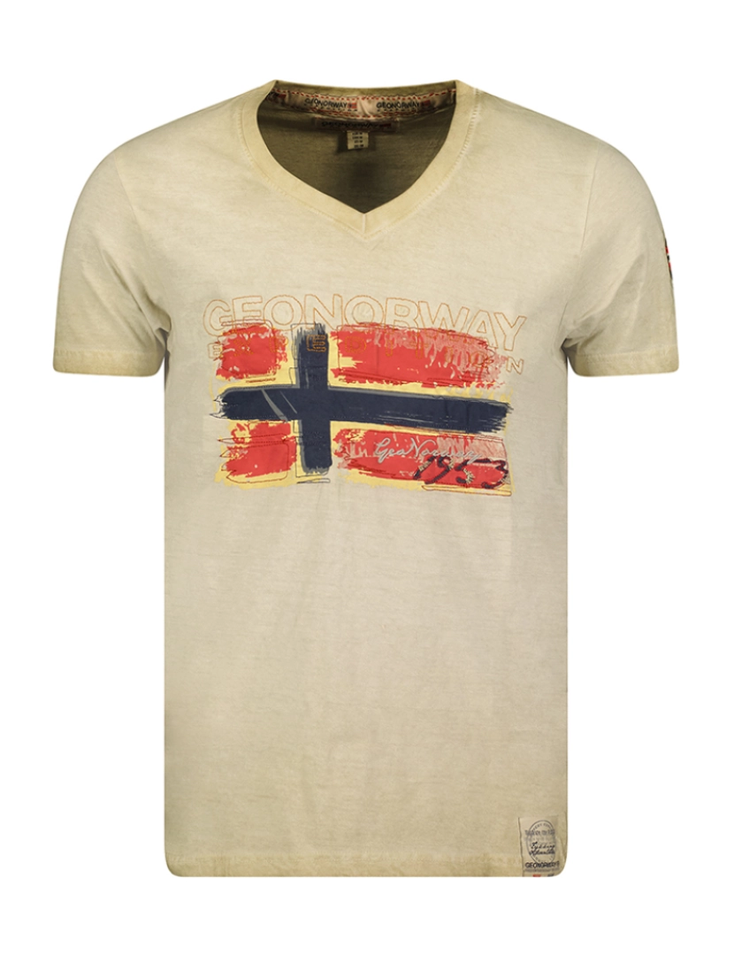 Geo Norway - T-Shirt de Homem Bege