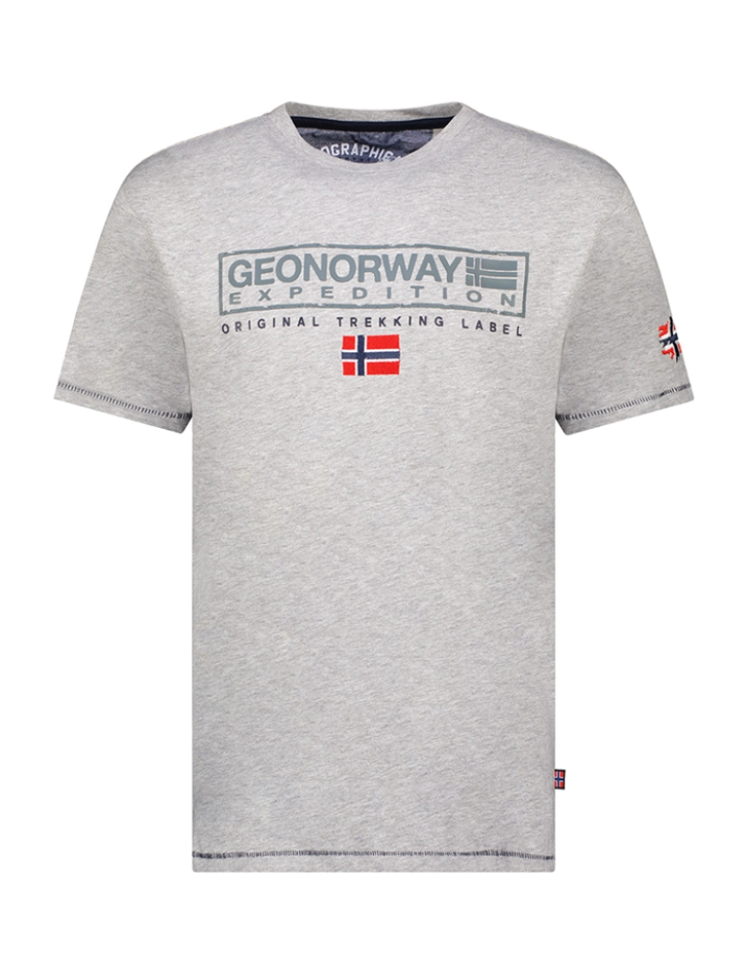 Geo Norway - T-Shirt de Homem Jaspe cinza