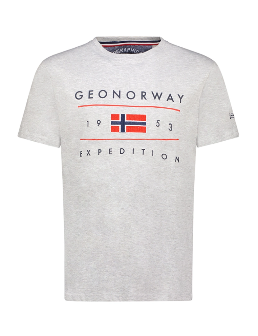 Geo Norway - T-Shirt de Homem Jaspe cinza