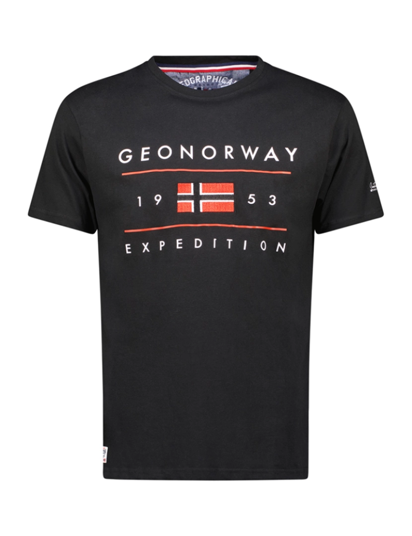 Geo Norway - T-Shirt de Homem Preto