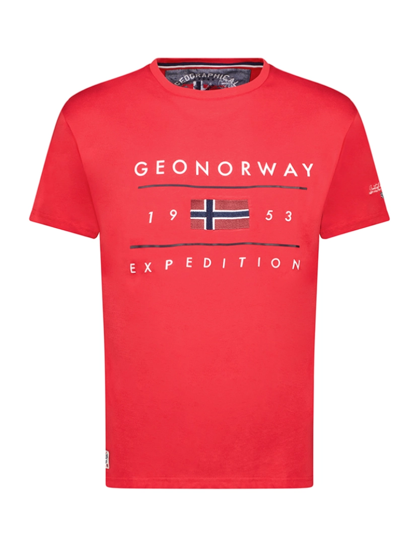 Geo Norway - T-Shirt de Homem Vermelho