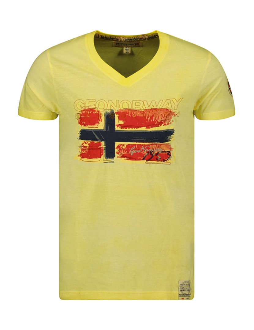 Geo Norway - T-Shirt de Homem Amarelo