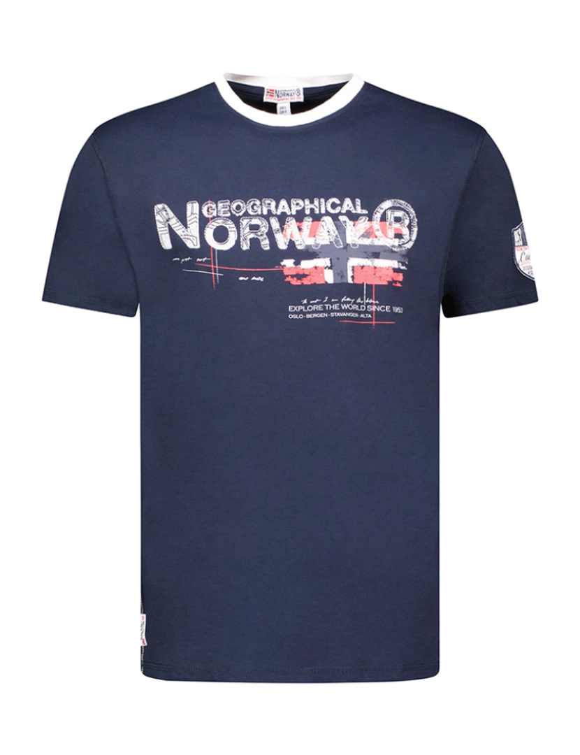 Geo Norway - T-Shirt de Homem Marinho