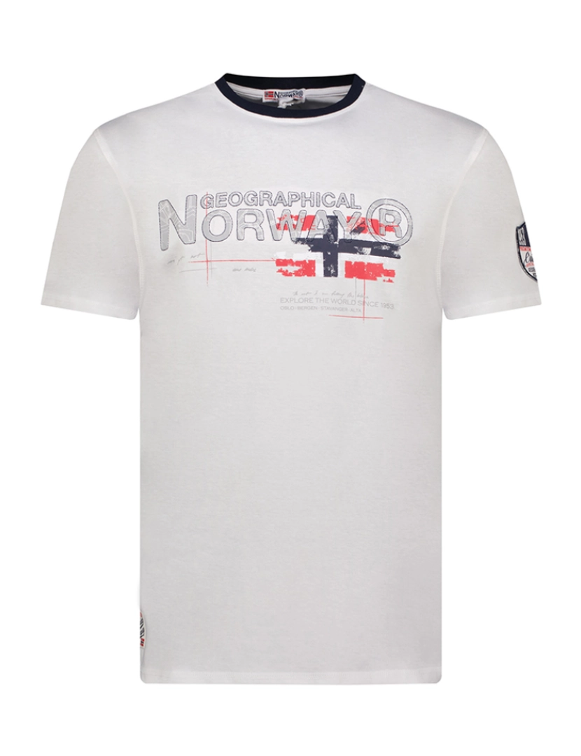 Geo Norway - T-Shirt de Homem Branco