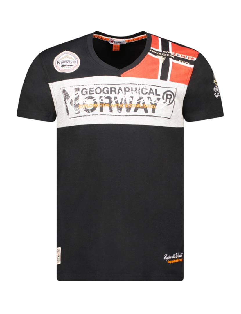 Geo Norway - T-Shirt de Homem Preto