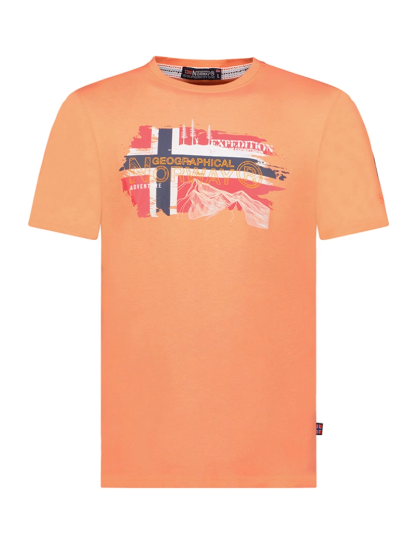 Geo Norway - T-Shirt de Homem Coral