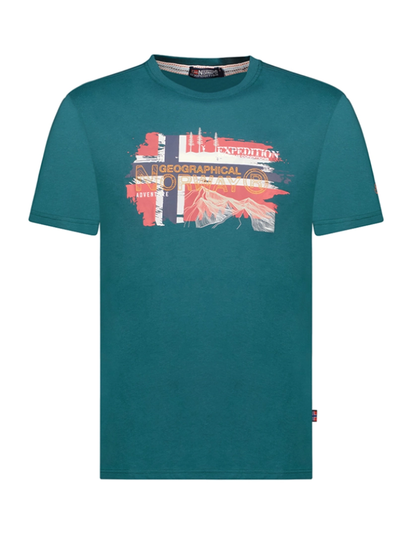 Geo Norway - T-Shirt de Homem Garrafa verde