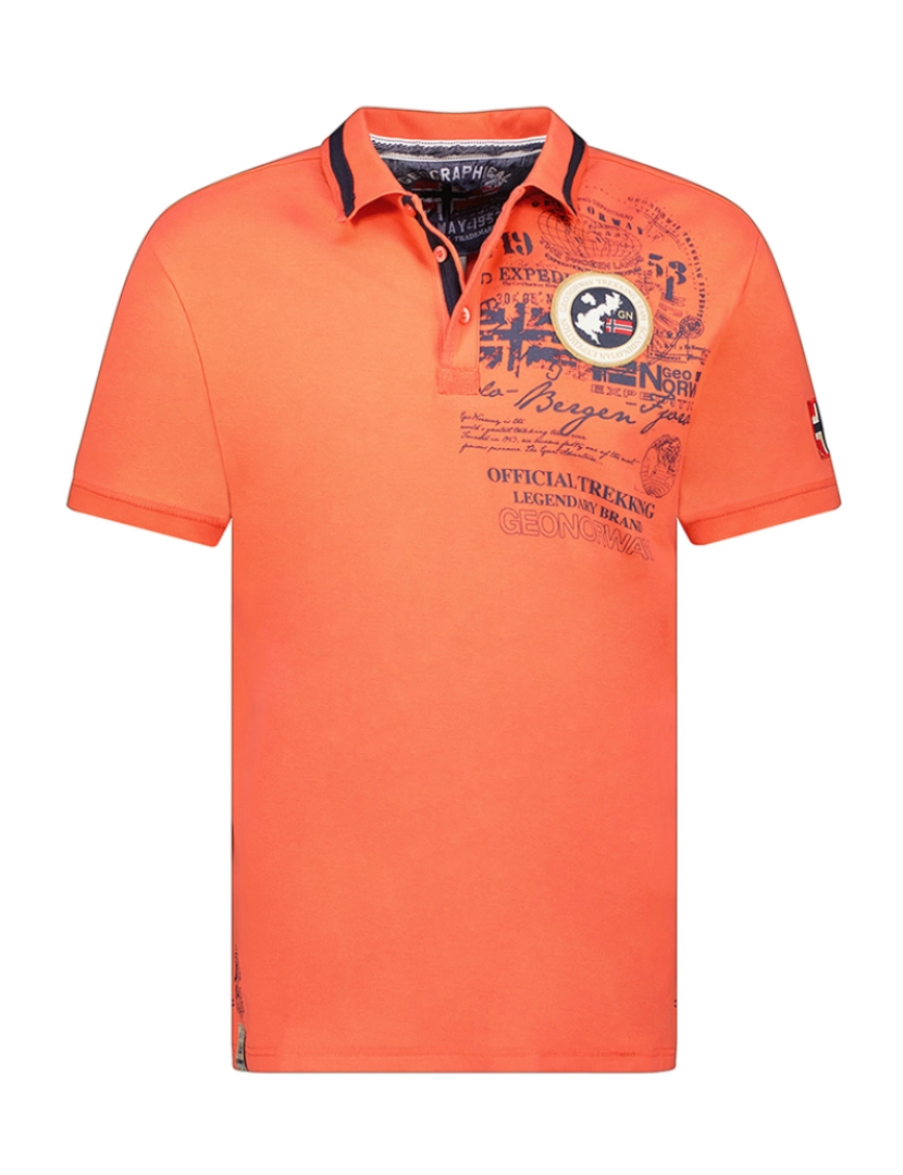 Geo Norway - Polo de Homem Coral