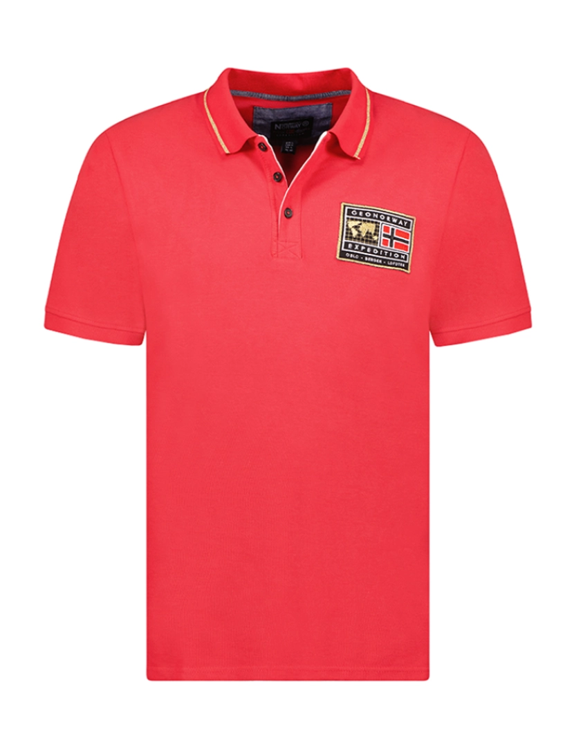 Geo Norway - Polo de Homem Vermelho