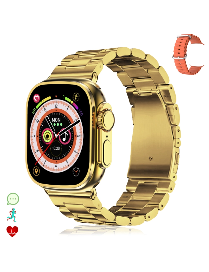 DAM - Smartwatch C9Ultra Max Dourado