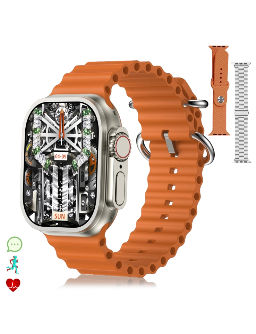 DAM - Smartwatch Z87 Ultra Laranja