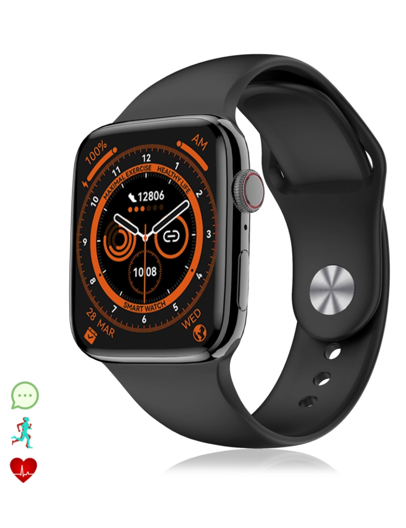 DAM - Smartwatch DT8 Max Preto