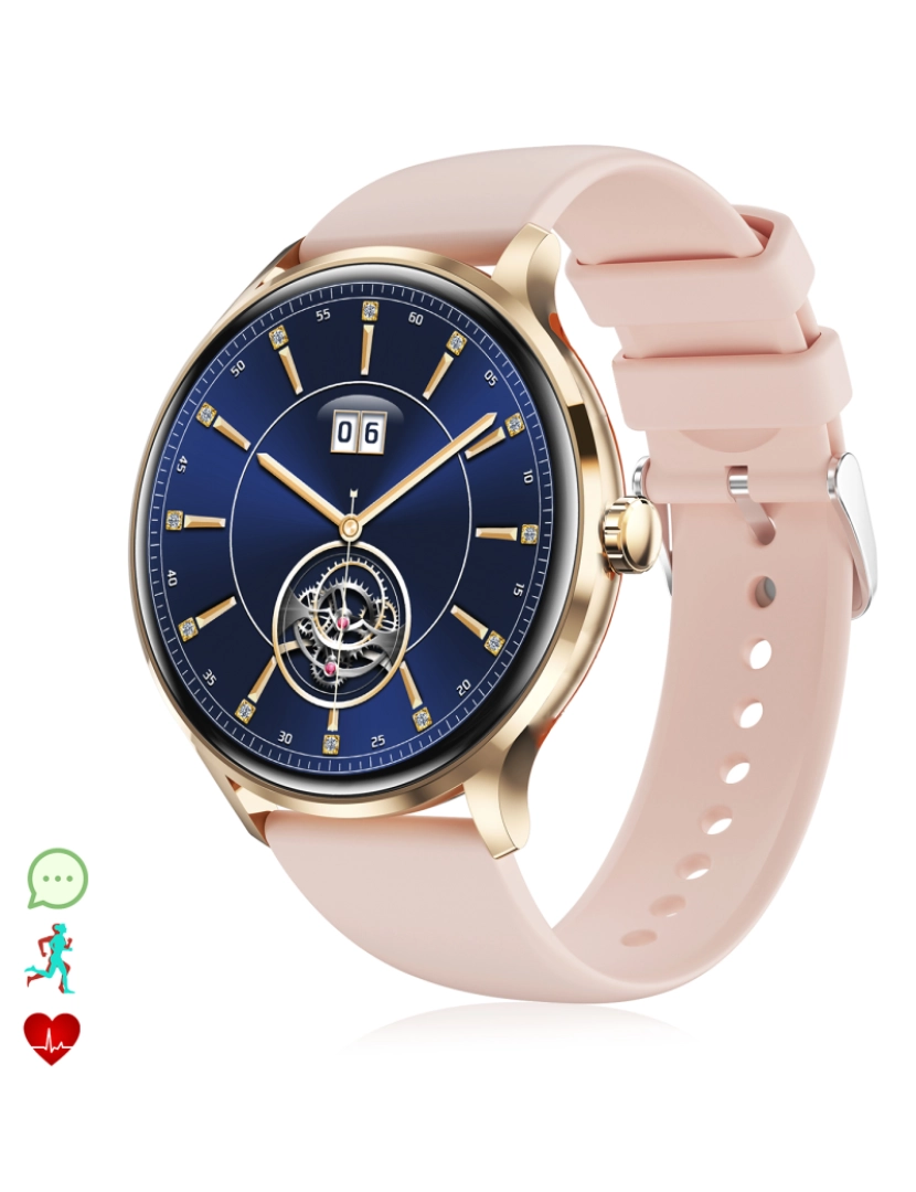 DAM - Smartwatch QS80 Rosa