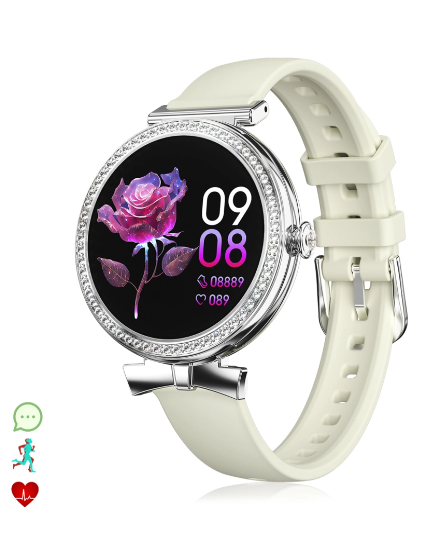 DAM - Smartwatch QS01 Branco