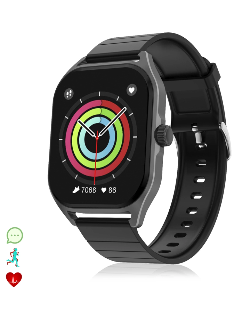 DAM - Smartwatch DT99 Preto