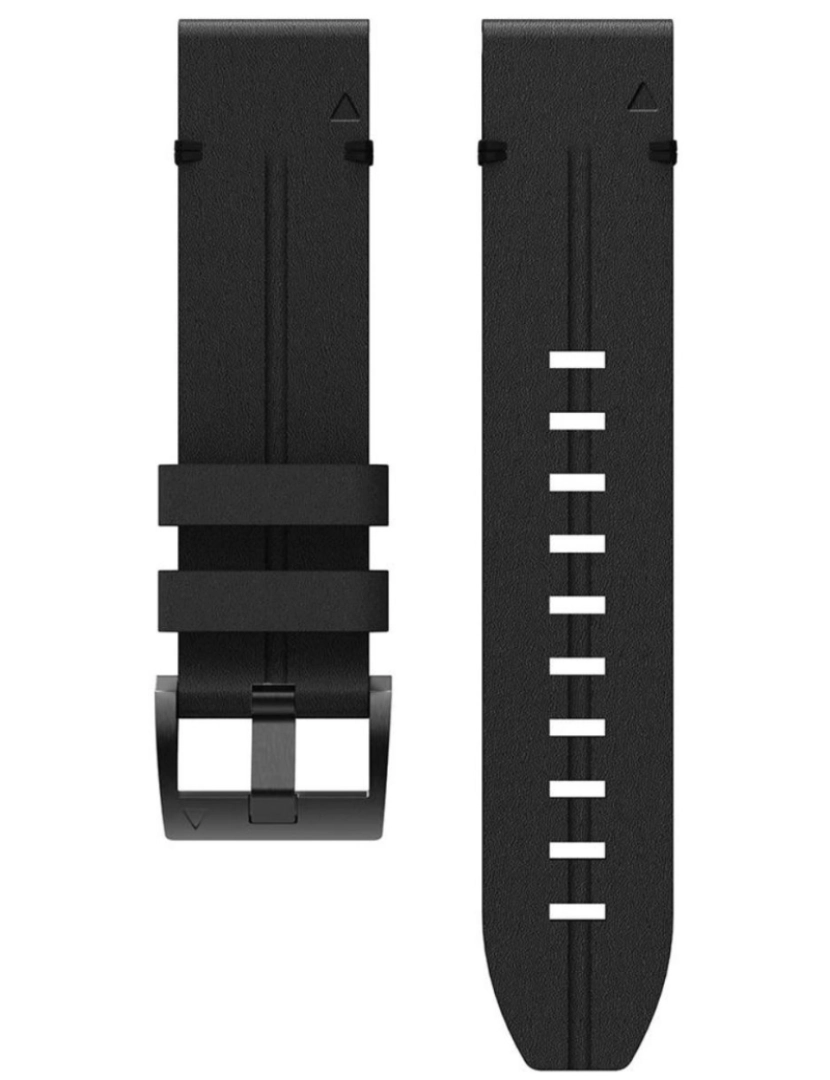 imagem de Bracelete em pele para Garmin Fenix 8S Preto3