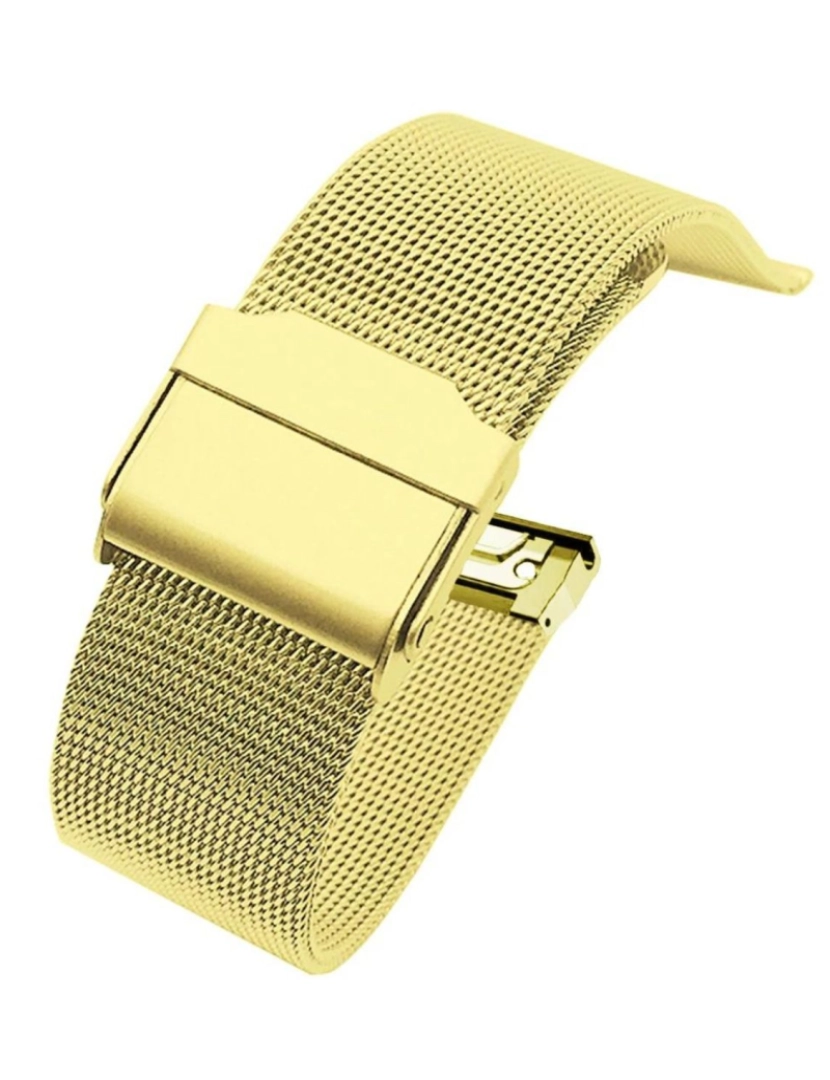 imagem de Bracelete em malha de aço flexível para Garmin Epix Pro 42mm (Gen 2) Dourado3