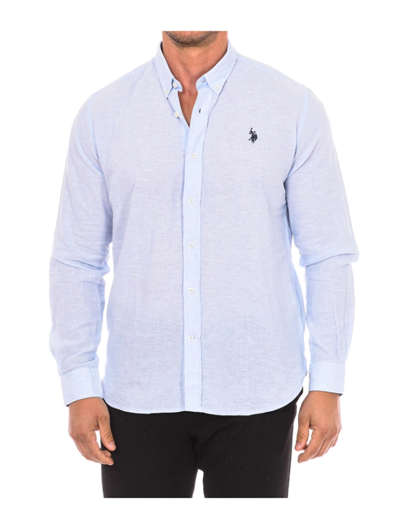 U.S. Polo Assn. - Camisa de Homem Azul