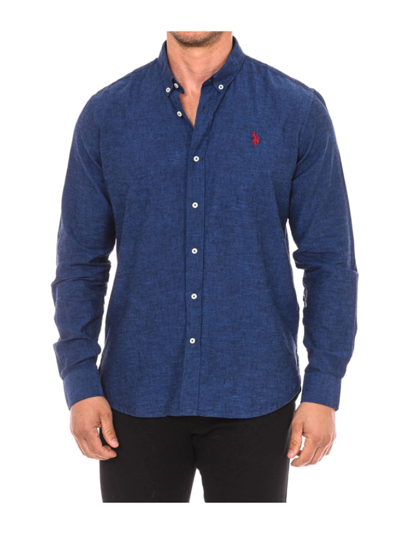 U.S. Polo Assn. - Camisa de Homem Azul