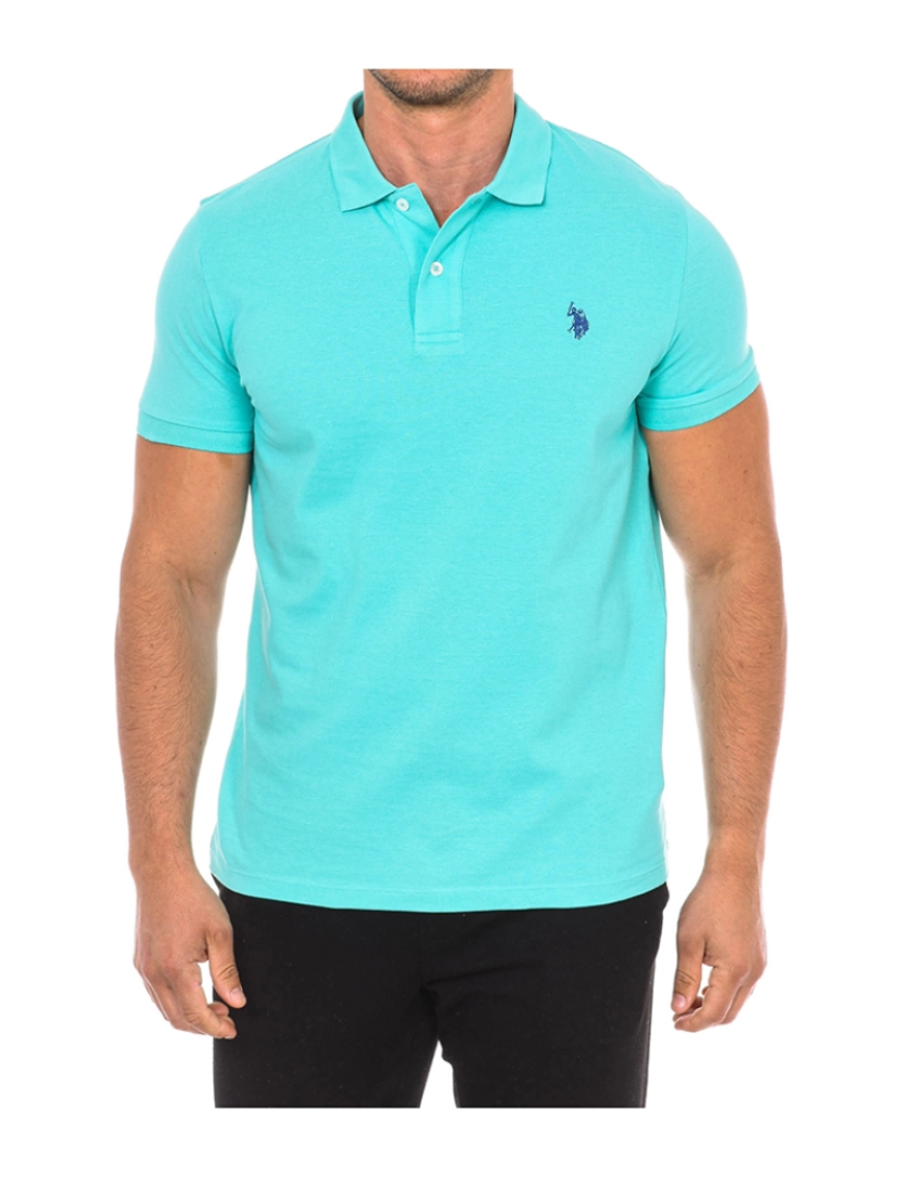 U.S. Polo Assn. - Polo de Homem Turquesa