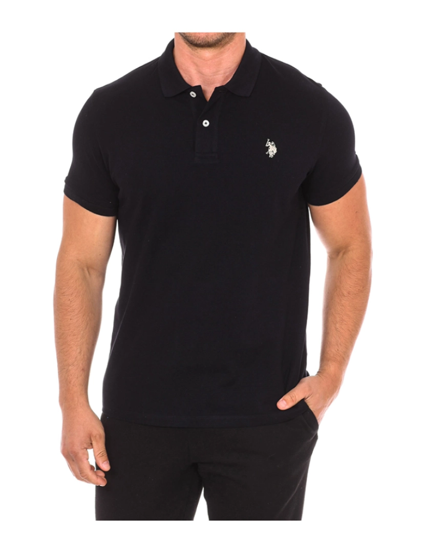 U.S. Polo Assn. - Polo de Homem Preto