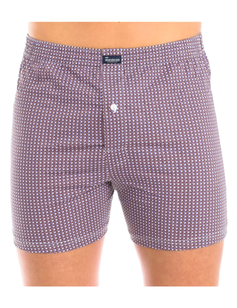 imagem de Pack de 2 boxers Essential com elástico, modelo A0100 para homem. Conforto e ajuste ideal.6