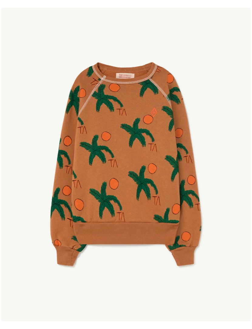 The Animals Observatory - Sweatshirt Kids Shark Marrom