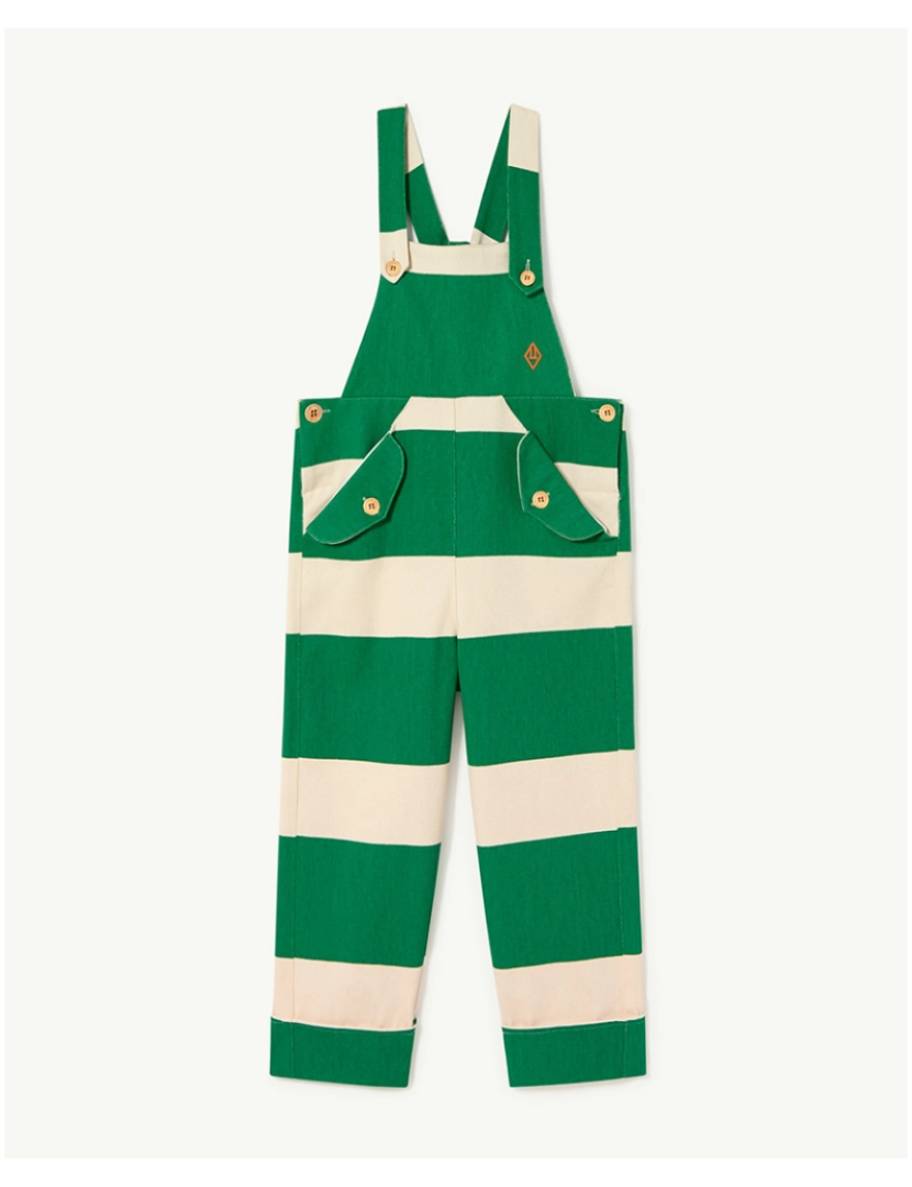 The Animals Observatory - Jumpsuit Mule Kids Branco