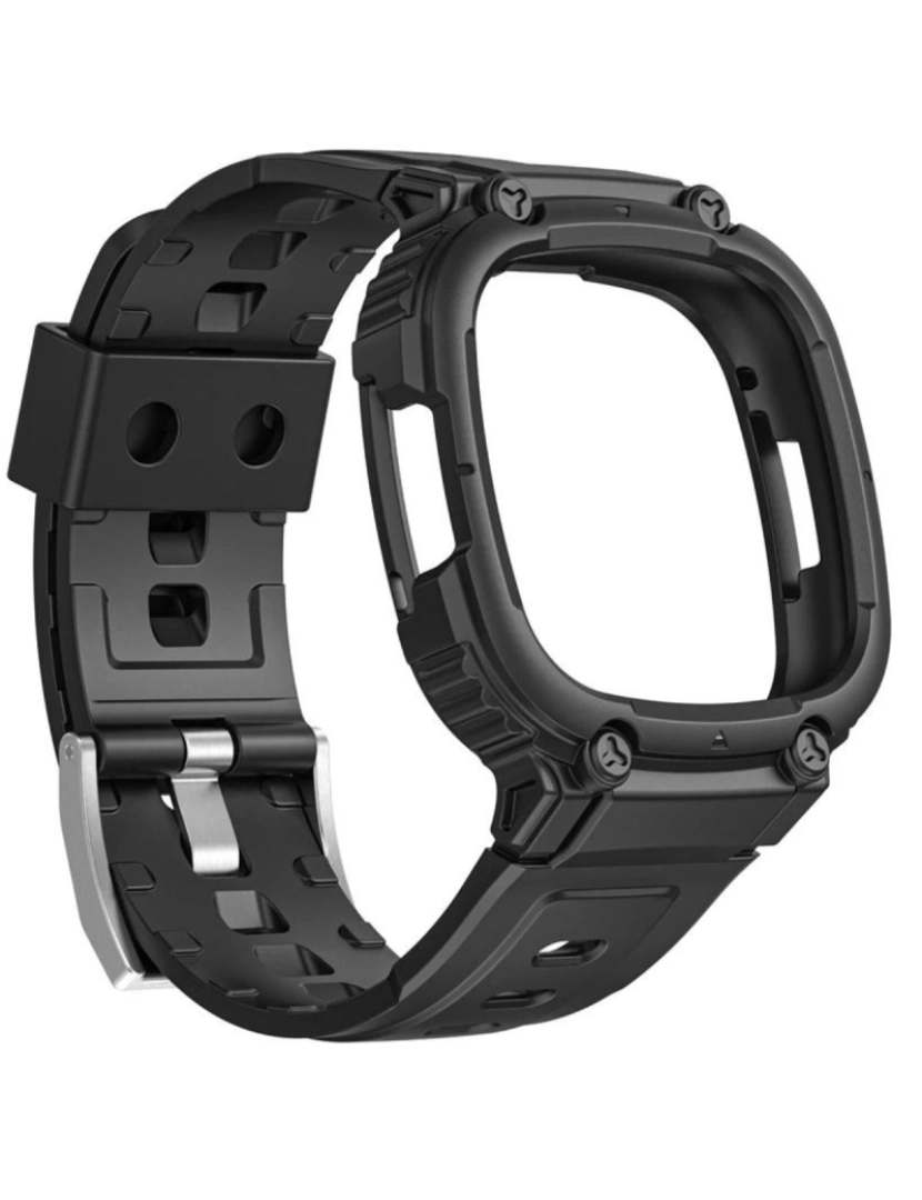 imagem de Pack 360 capa bracelete robusto para Fitbit Versa 4 Preto2