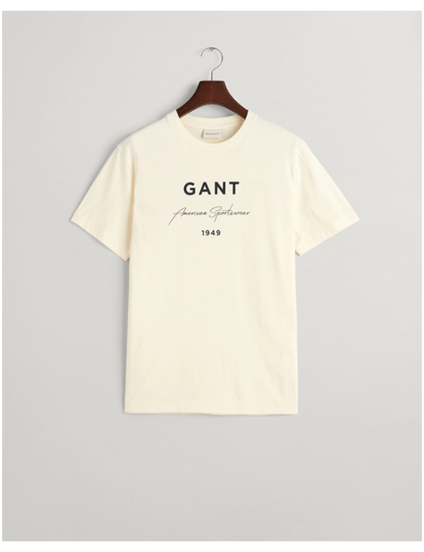 Gant - T-Shirt Script Homem