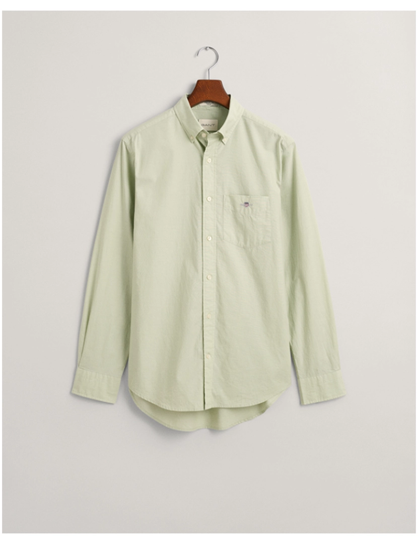 Gant - T-Shirt Poplin De Ajuste Regular Homem