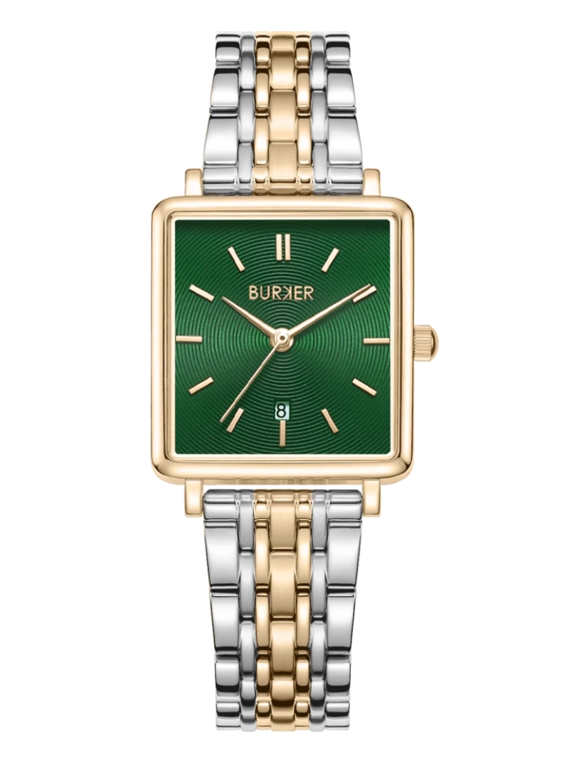 Burker - Mulher relógio Daisy Gold Prata Verde