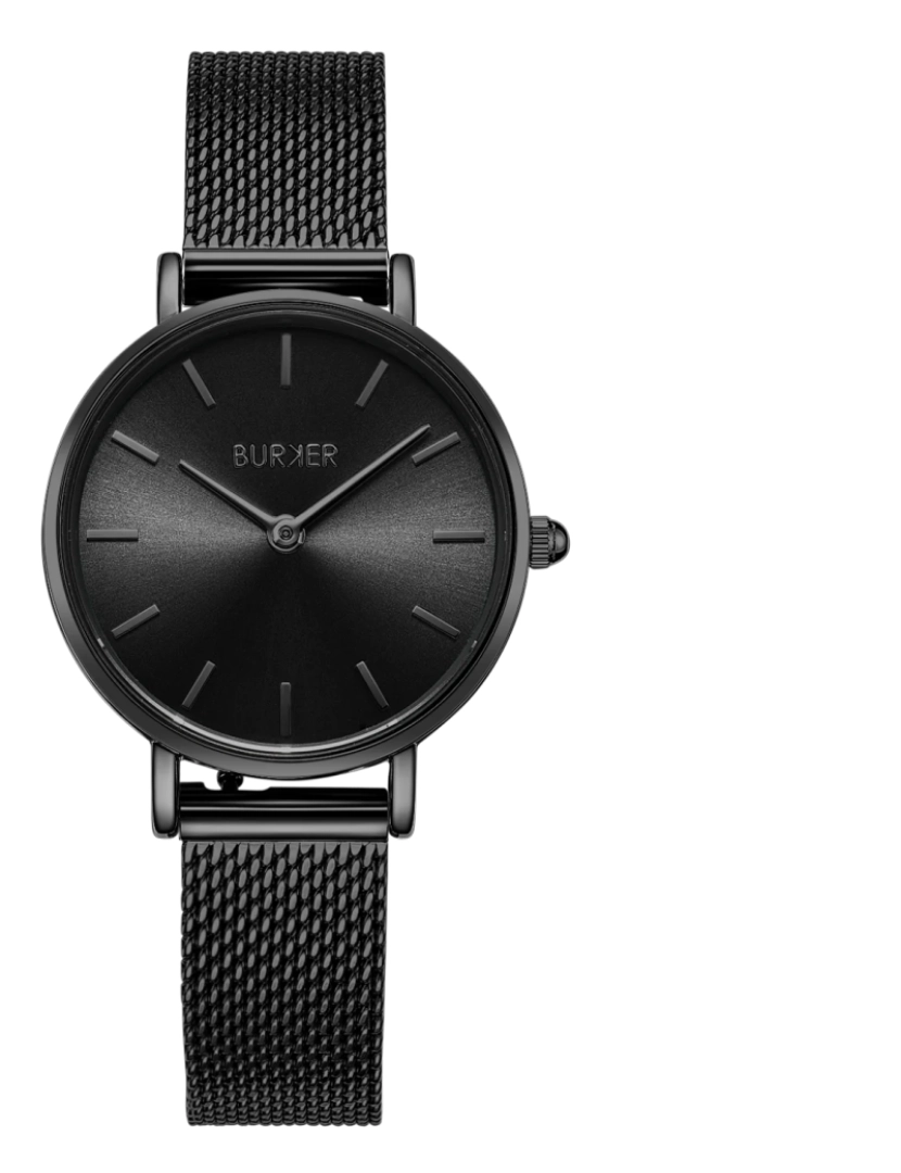 Burker - Mulheres Assista Ruby Petite Black Mesh