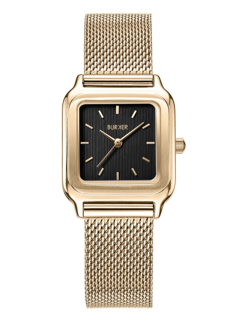 Burker - Mulheres Assista Macy Ouro Preto Mesh