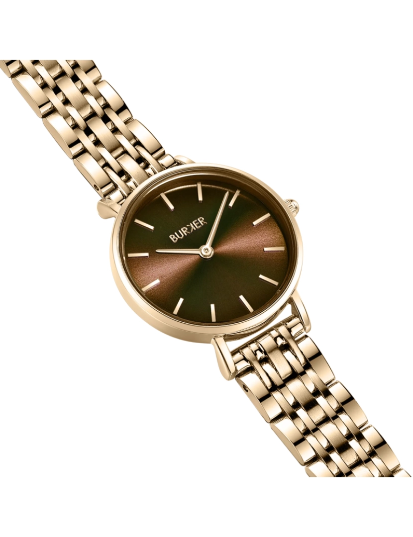 imagem de Relógio feminino Ruby Petite Gold Brown2