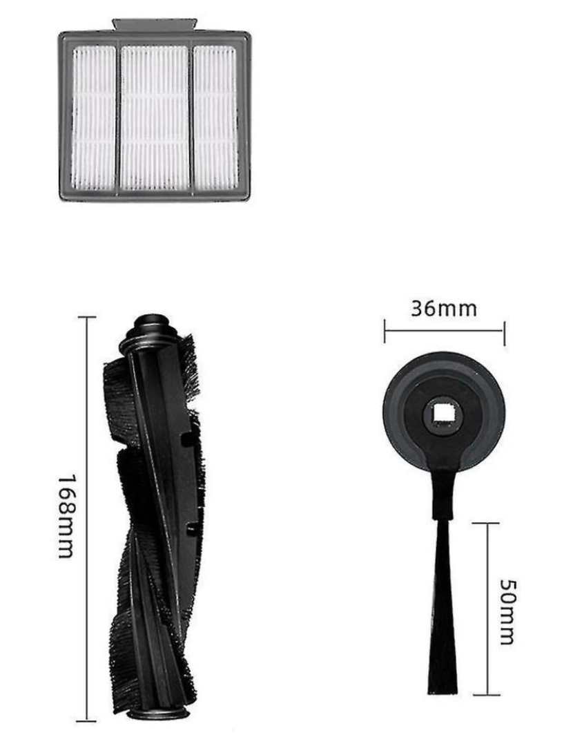 imagem de Pincel principal para robô de tubarão Vacuum S87 R85 RV850 ASPUUUM FLECKER2