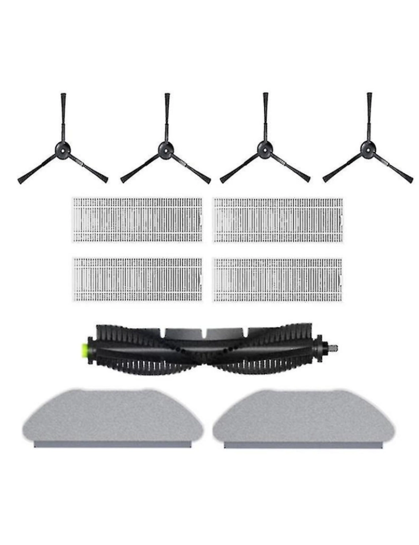 Crosmart - Acessórios para substituição de pano de pano de filtro lateral de pincel lateral