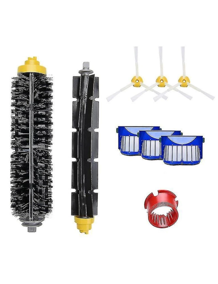 Crosmart - Peças de substituição do filtro de pincel lateral principal para iRobot Roomba 675 650