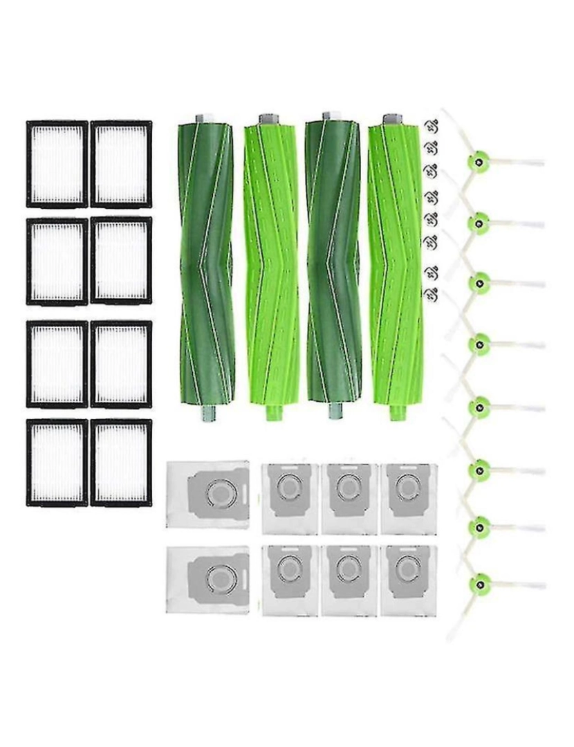 imagem de Filtro de pincel lateral principal e substituição do saco de poeira para o iRobot Roomba i72