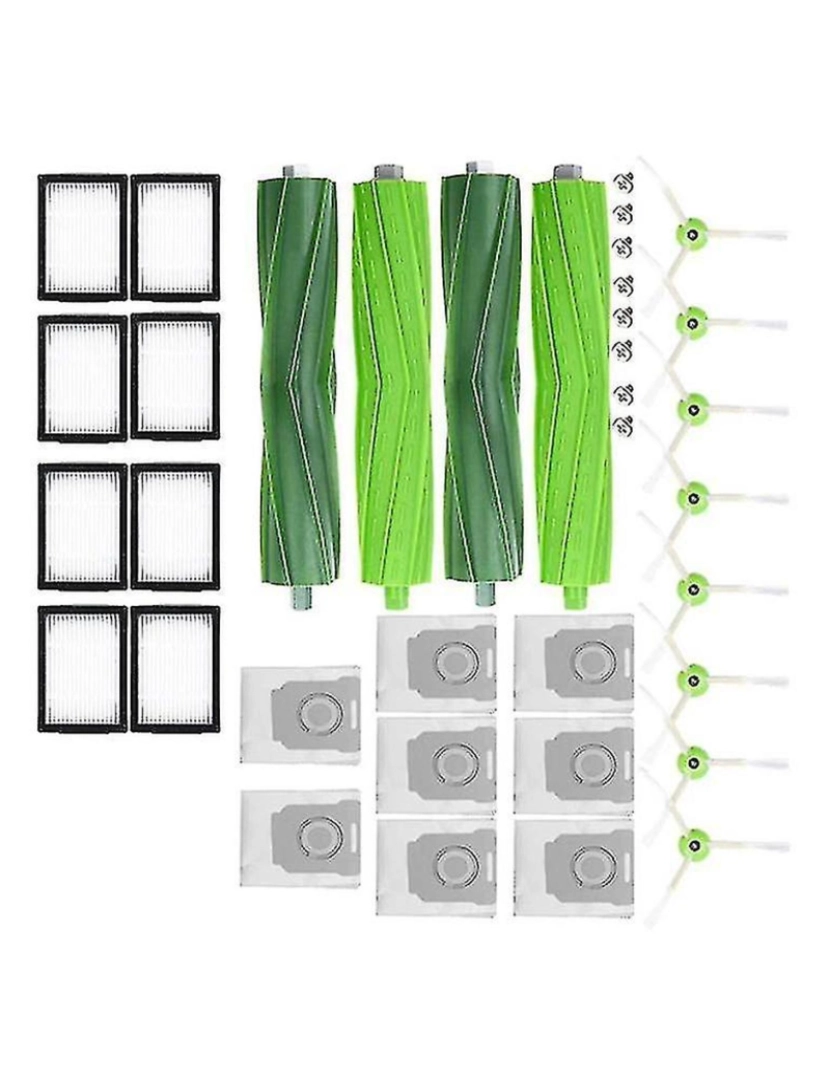 imagem de Filtro de pincel lateral principal e substituição do saco de poeira para o iRobot Roomba i73