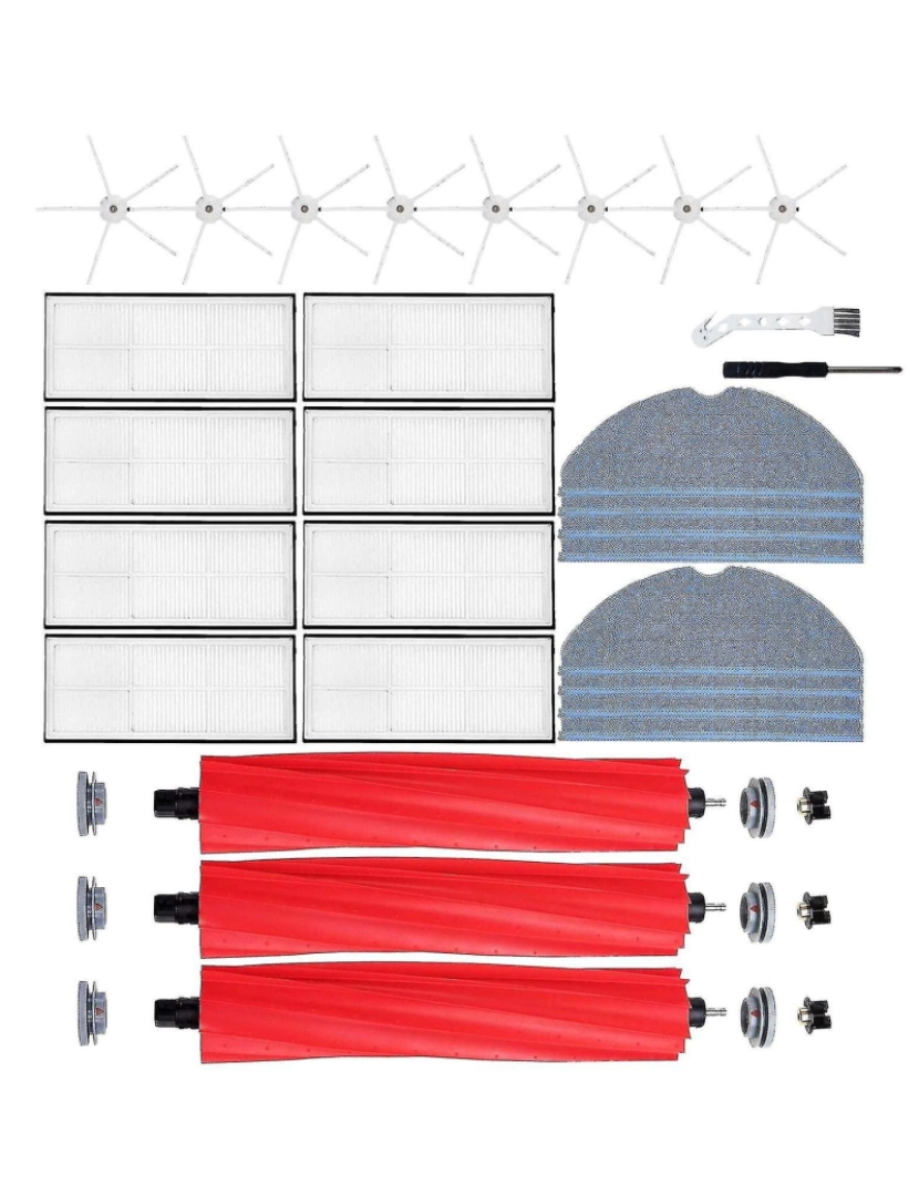 imagem de 29pcs para Xiaomi Roborock S7 T7S T7S mais peças de reposição a vácuo1