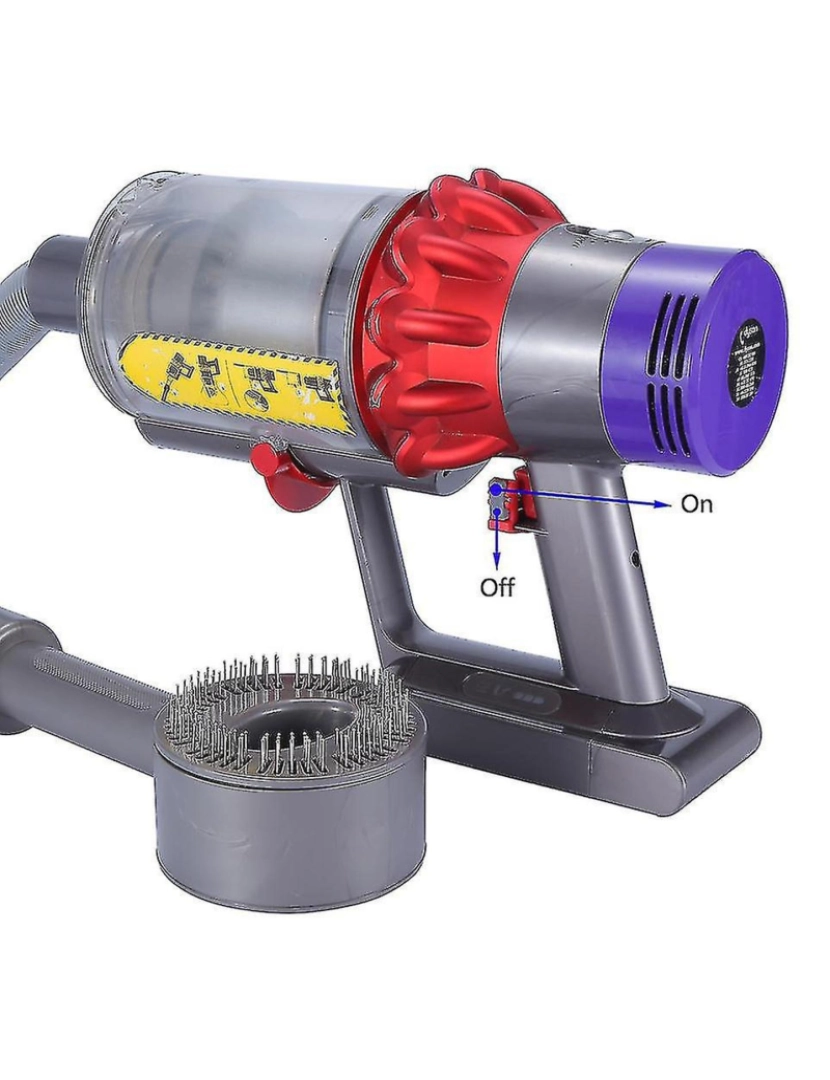 imagem de Brush de estimação e trava de gatilho para Dyson V8 V7 V10 V11 Vacuum Cleaner 12