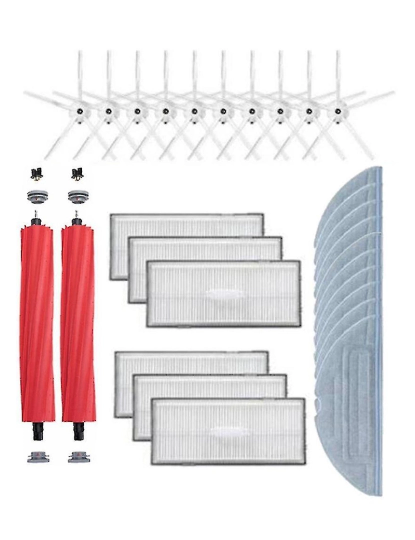imagem de Pincel principal pincel hepa filtro de esfregar pano para xiaomi roborock s71